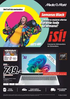 Vista previa del folleto Media Markt Black Friday válido desde 03/11/2025
