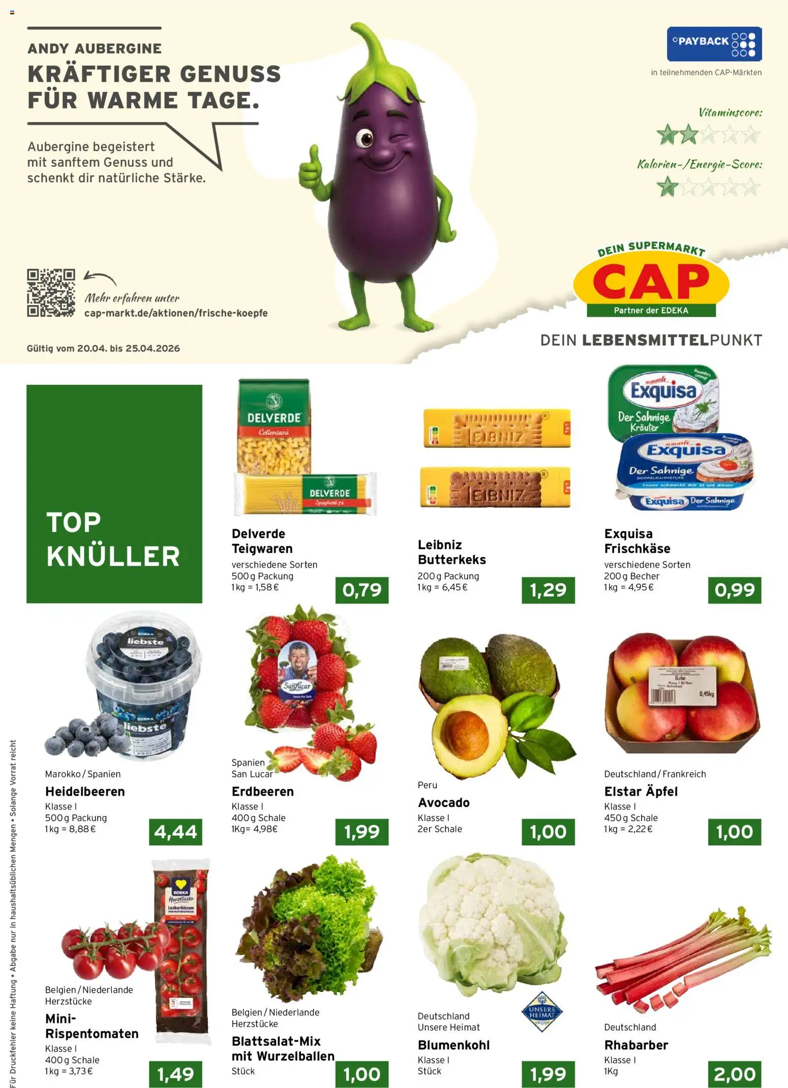 CAP Markt Prospekt - Seite 1 - gültig ab 20.04.2026