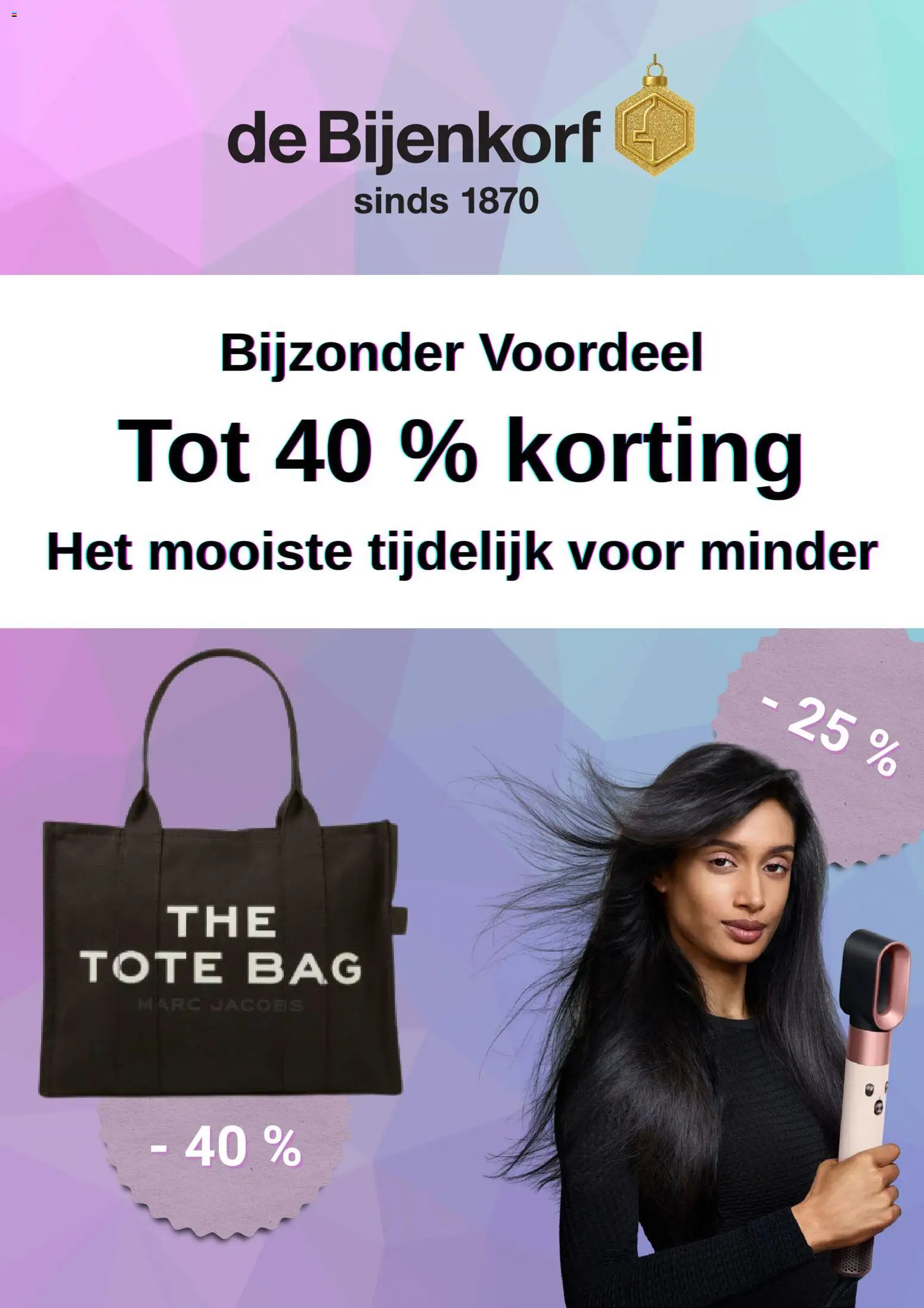 De Bijenkorf - Folder - pagina 1- geldig vanaf 27-11-2025