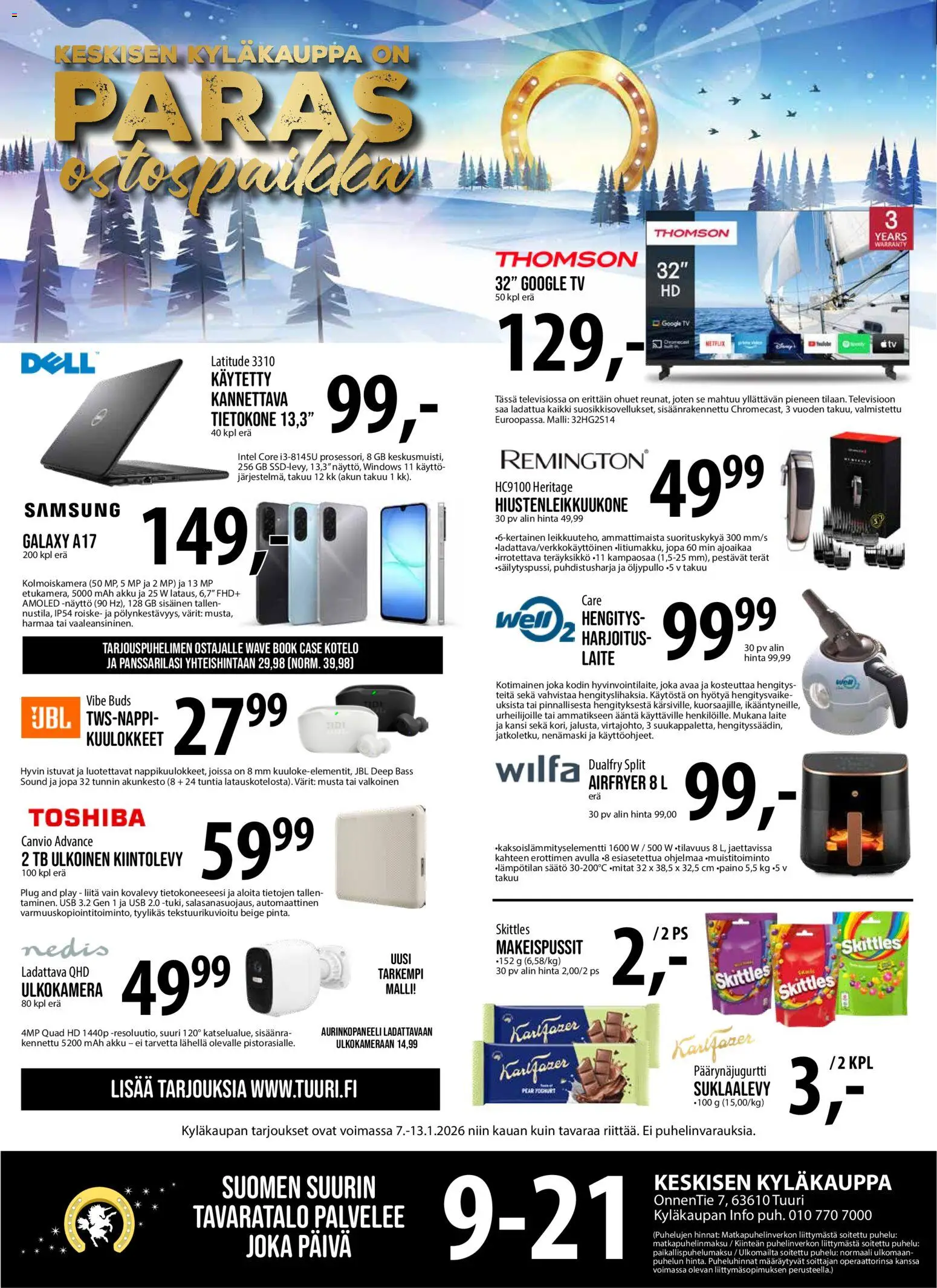 Tuuri tarjoukset - sivu 1- voimassa alkaen 07/01/2026