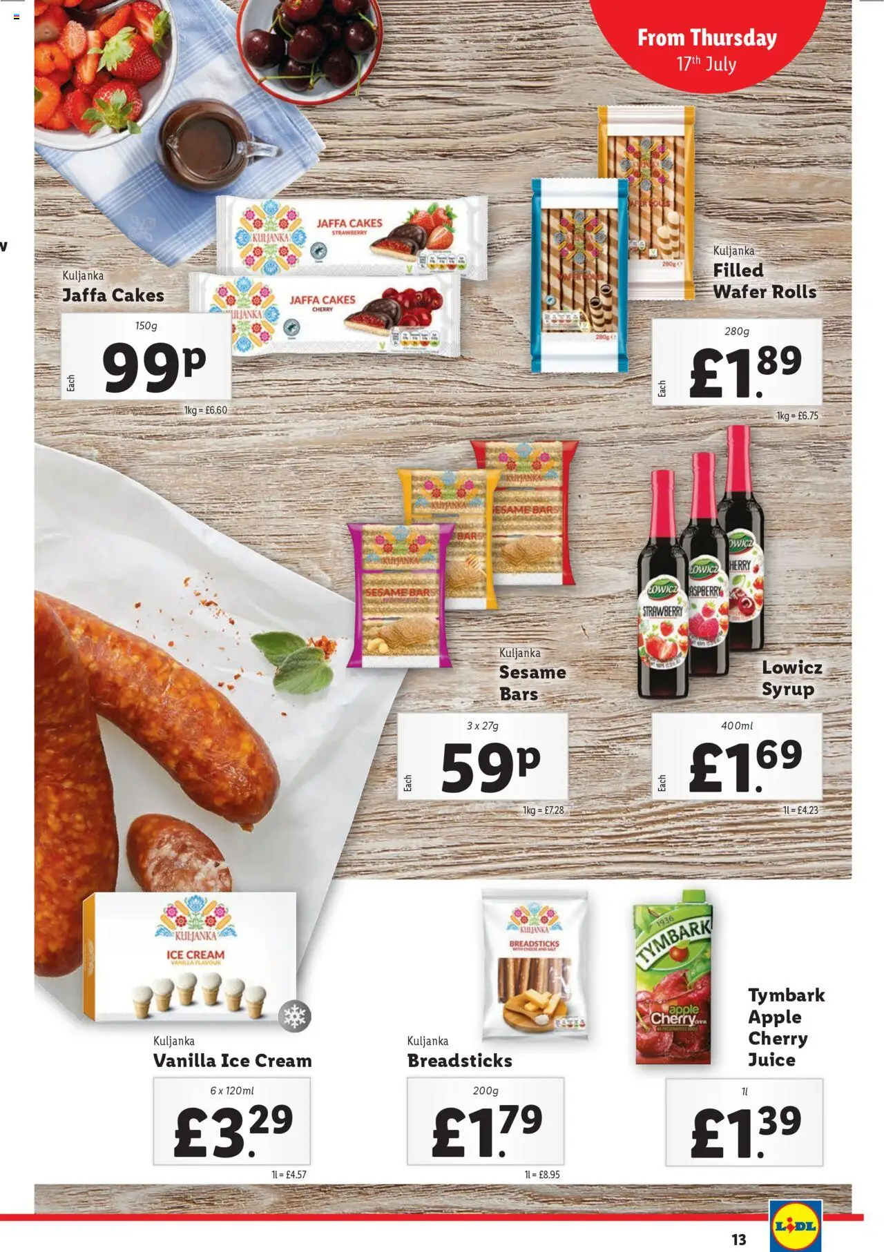 Lidl - Summer - page 13- valid from 17/07/2025