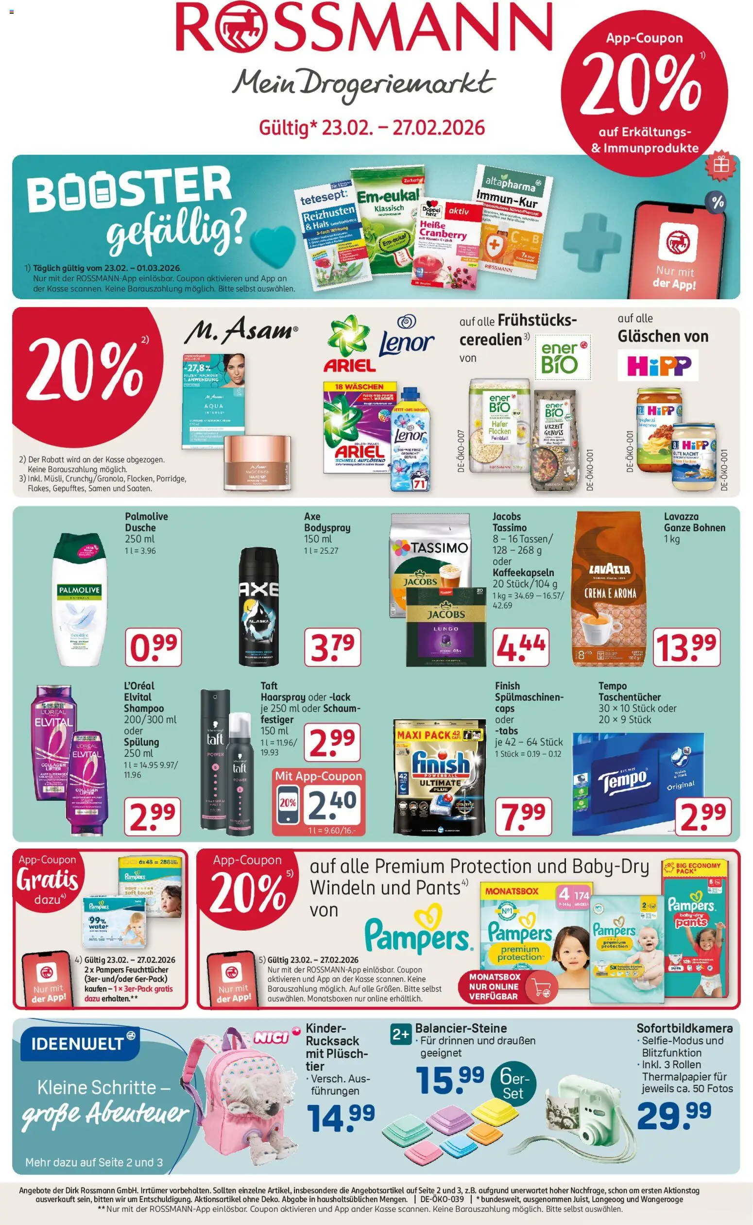 Rossmann Prospekt 	 - Seite 1 - gültig ab 23.02.2026