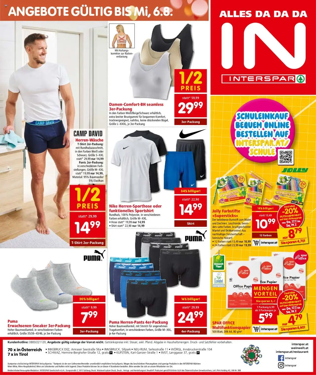 Interspar Flugblatt - Tirol - Seite 20- gültig ab 15.07.2025