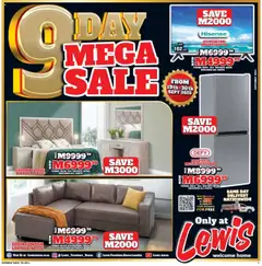 Preview Lewis Stores - Lesotho Specials valid from 19/09/2025