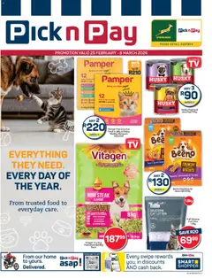 Preview Pick n Pay - Pet Specials valid from 25/02/2026