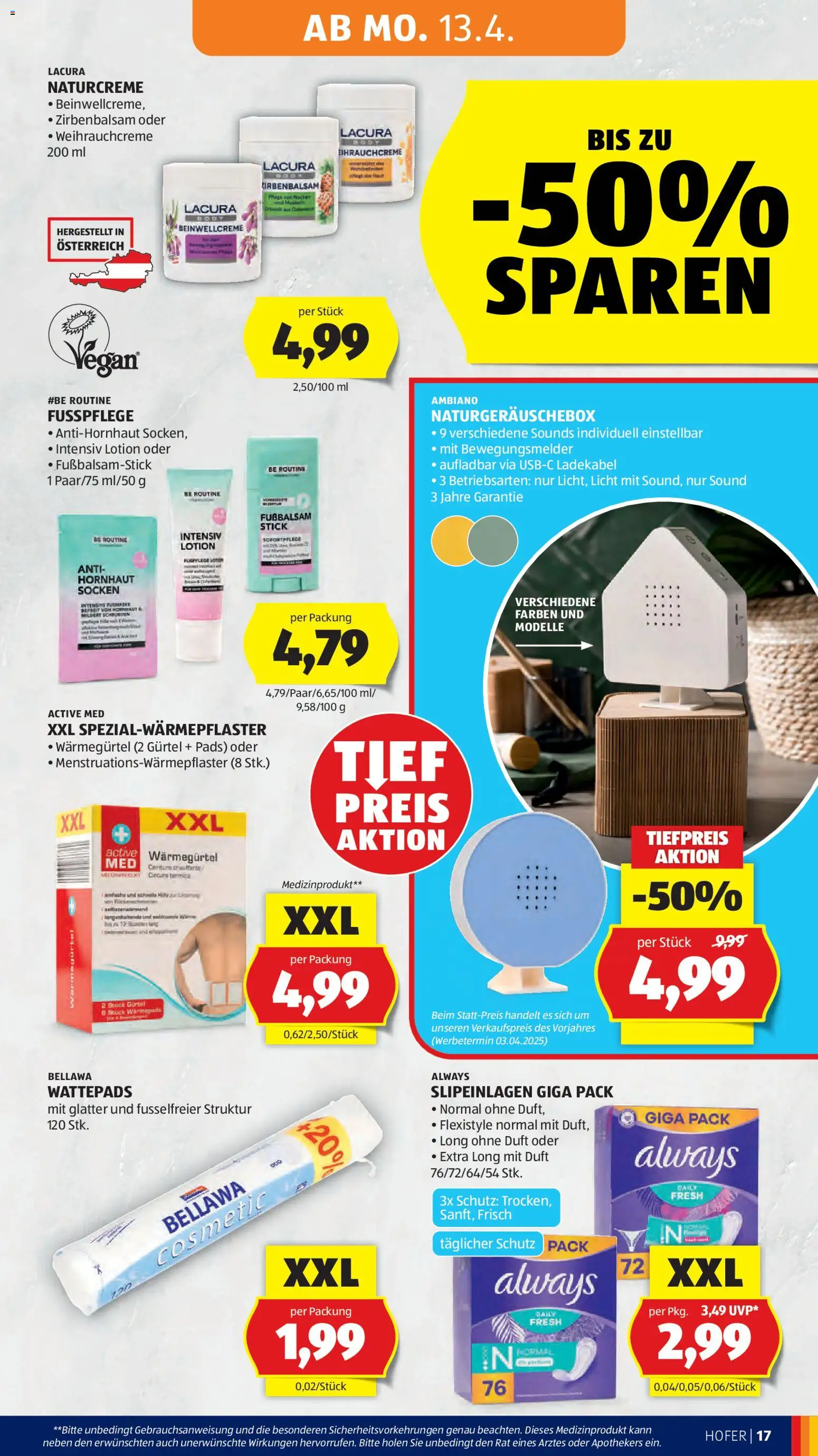 Hofer Flugblatt - page 21- valid from 08.04.2026