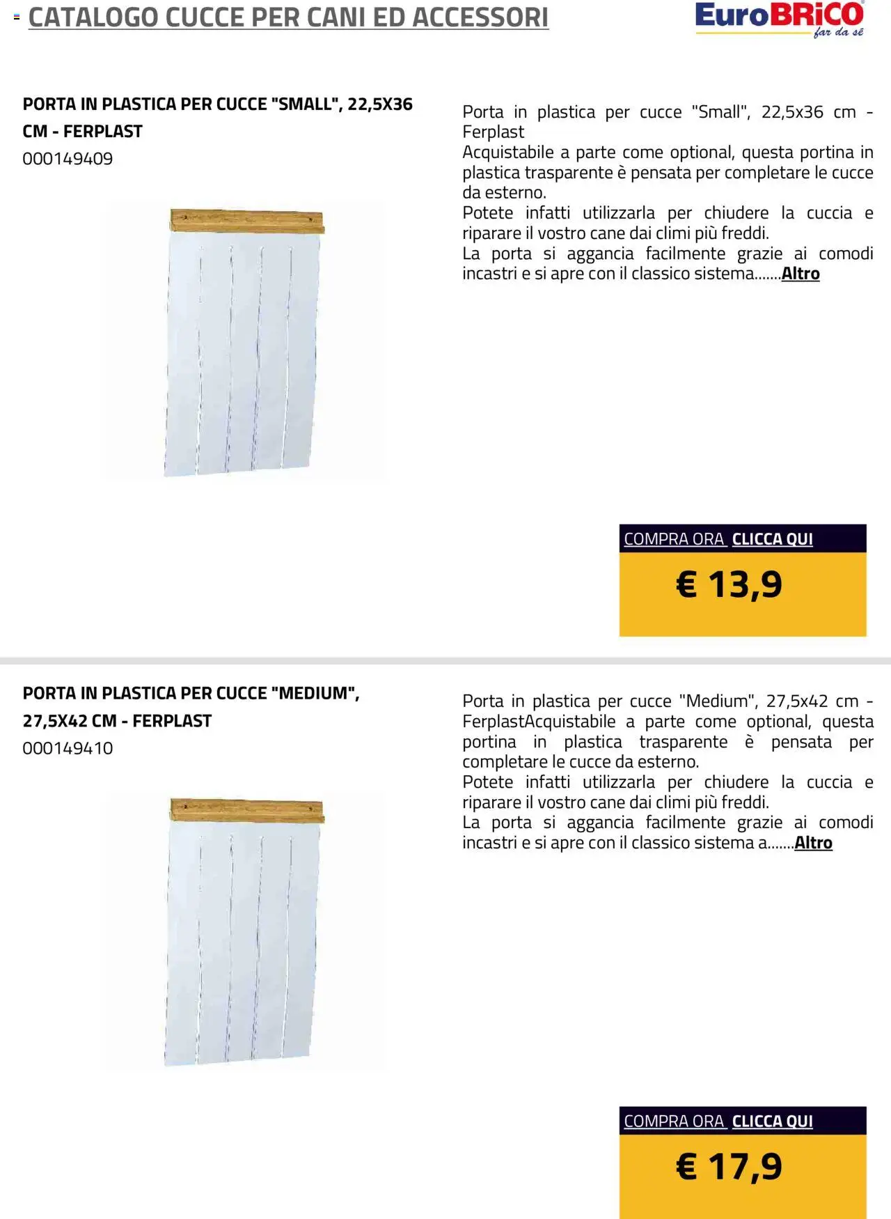 Eurobrico Cucce catalogo - pagina 4 - valido dal 15/07/2025