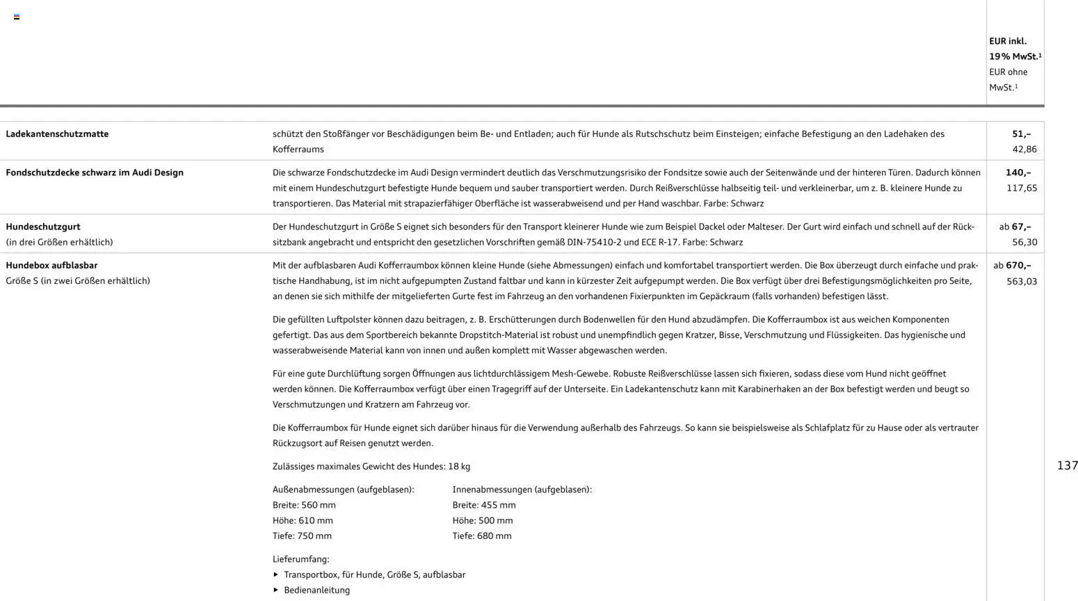 Audi Q8 - Seite 137 - gültig ab 06.11.2025