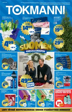 Esikatselu Tokmanni tarjoukset voimassa alkaen 01/12/2025