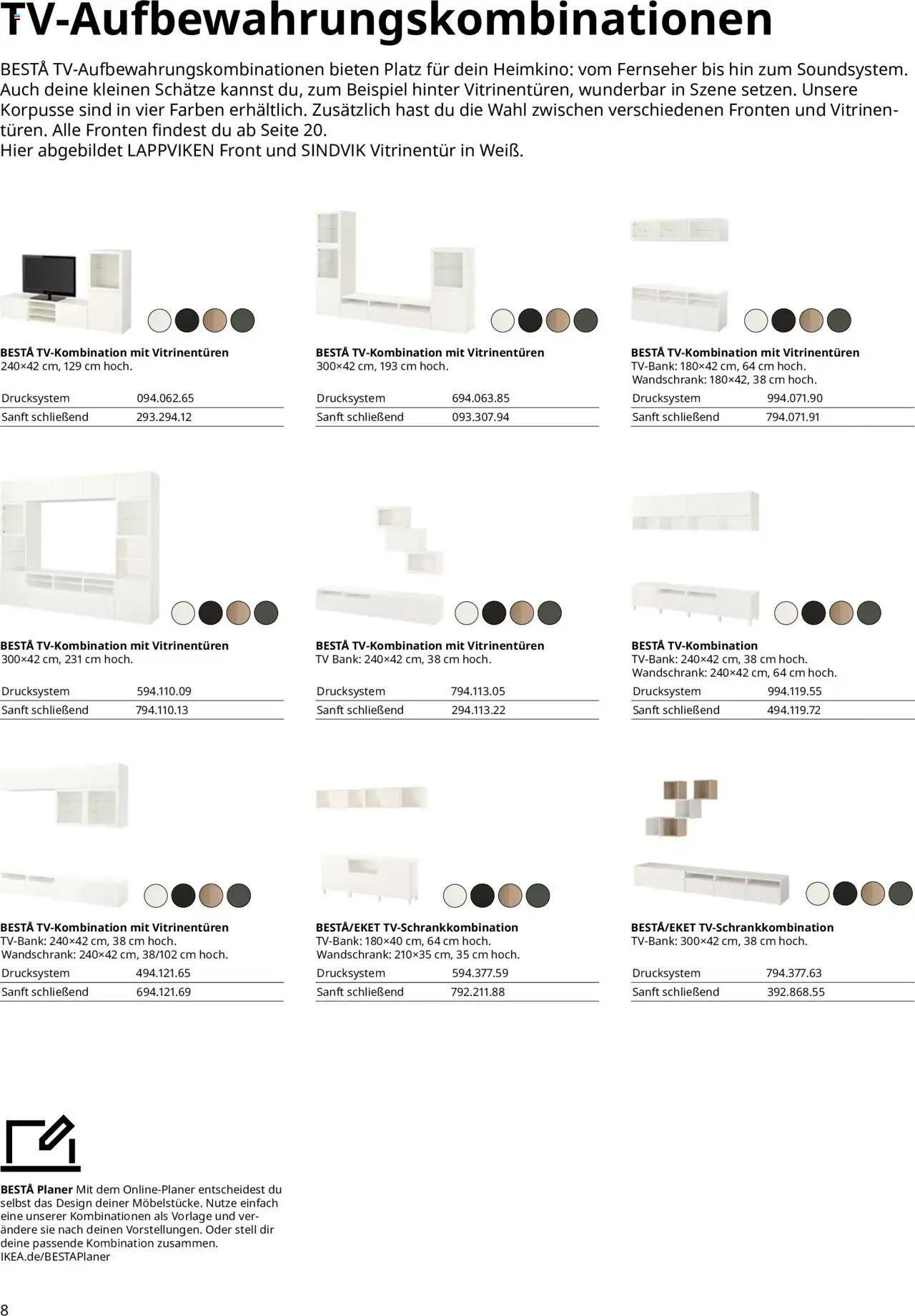 Ikea BESTÅ Aufbewahrung - Seite 8 - gültig ab 30.09.2025