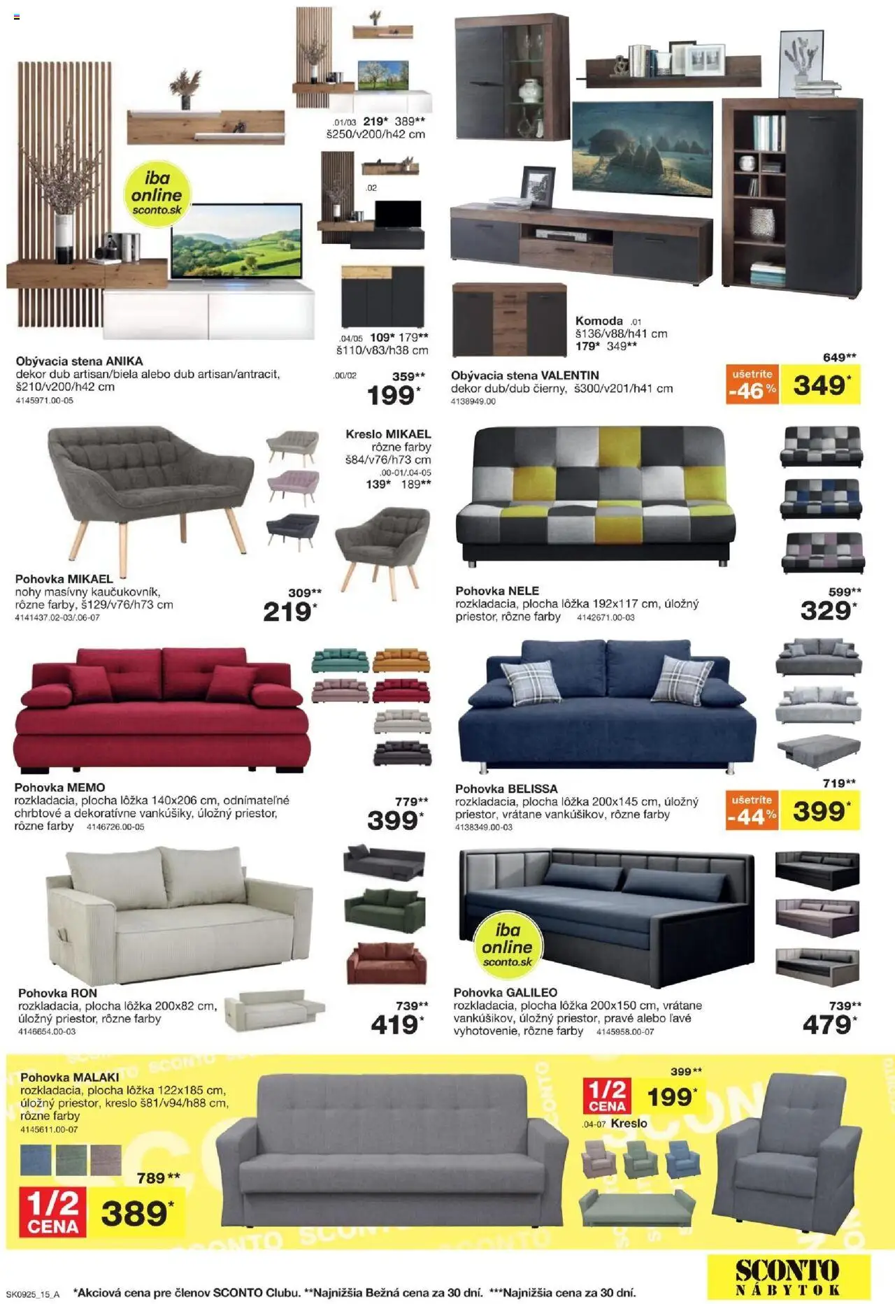 Sconto nábytok leták - strana 15- platný od 16.07.2025