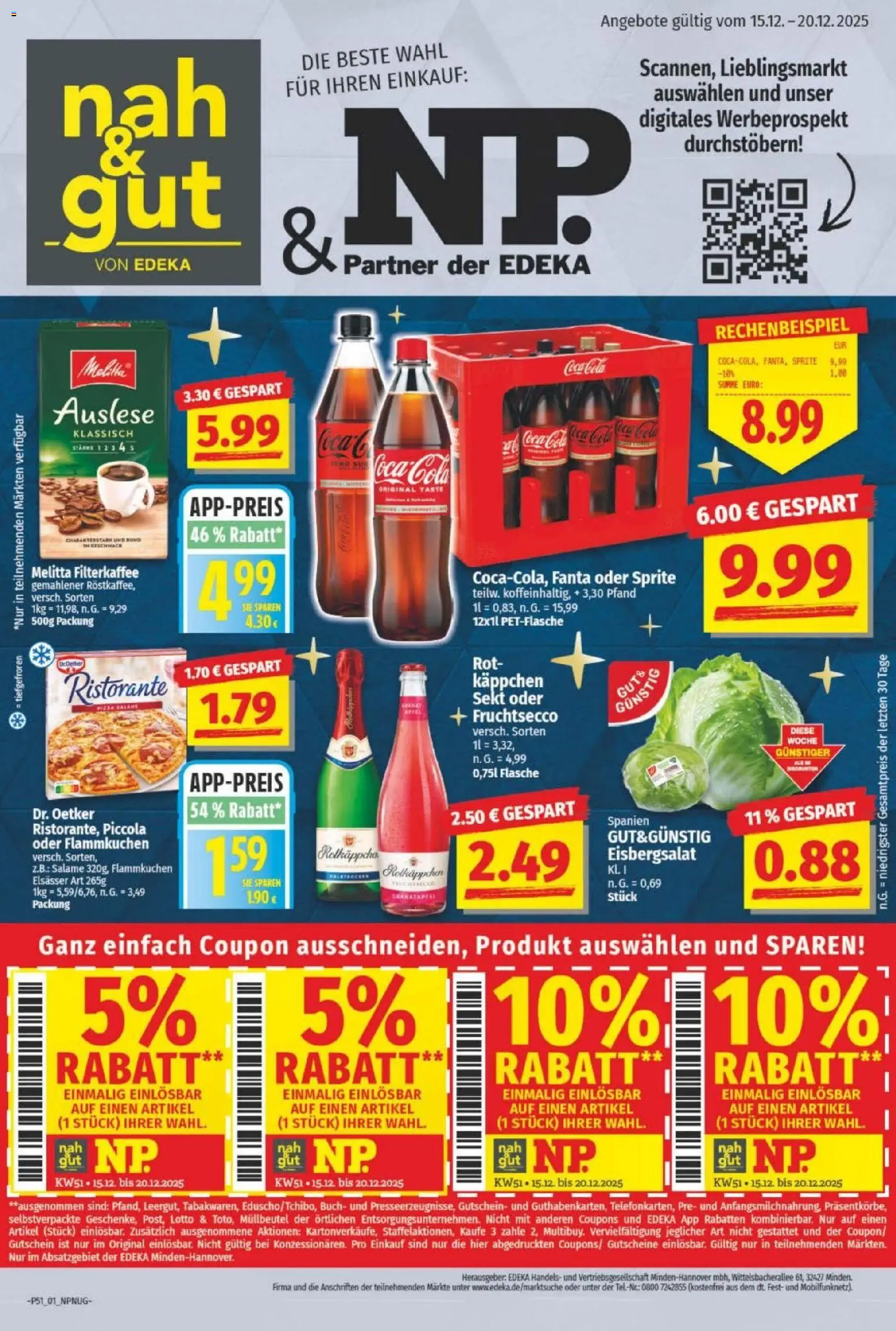 NP Discount Prospekt - Seite 1 - gültig ab 15.12.2025