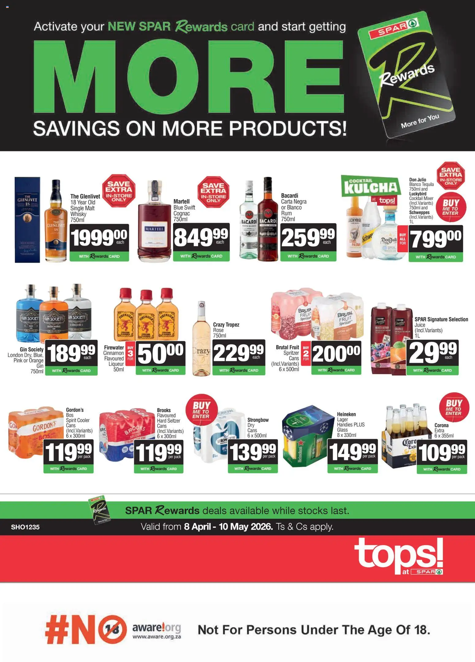 Tops at Spar Specials - page 1- valid from 08/04/2026