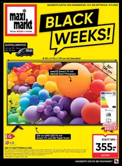 Vorschau Maximarkt - Black Friday gültig ab 13.11.2025