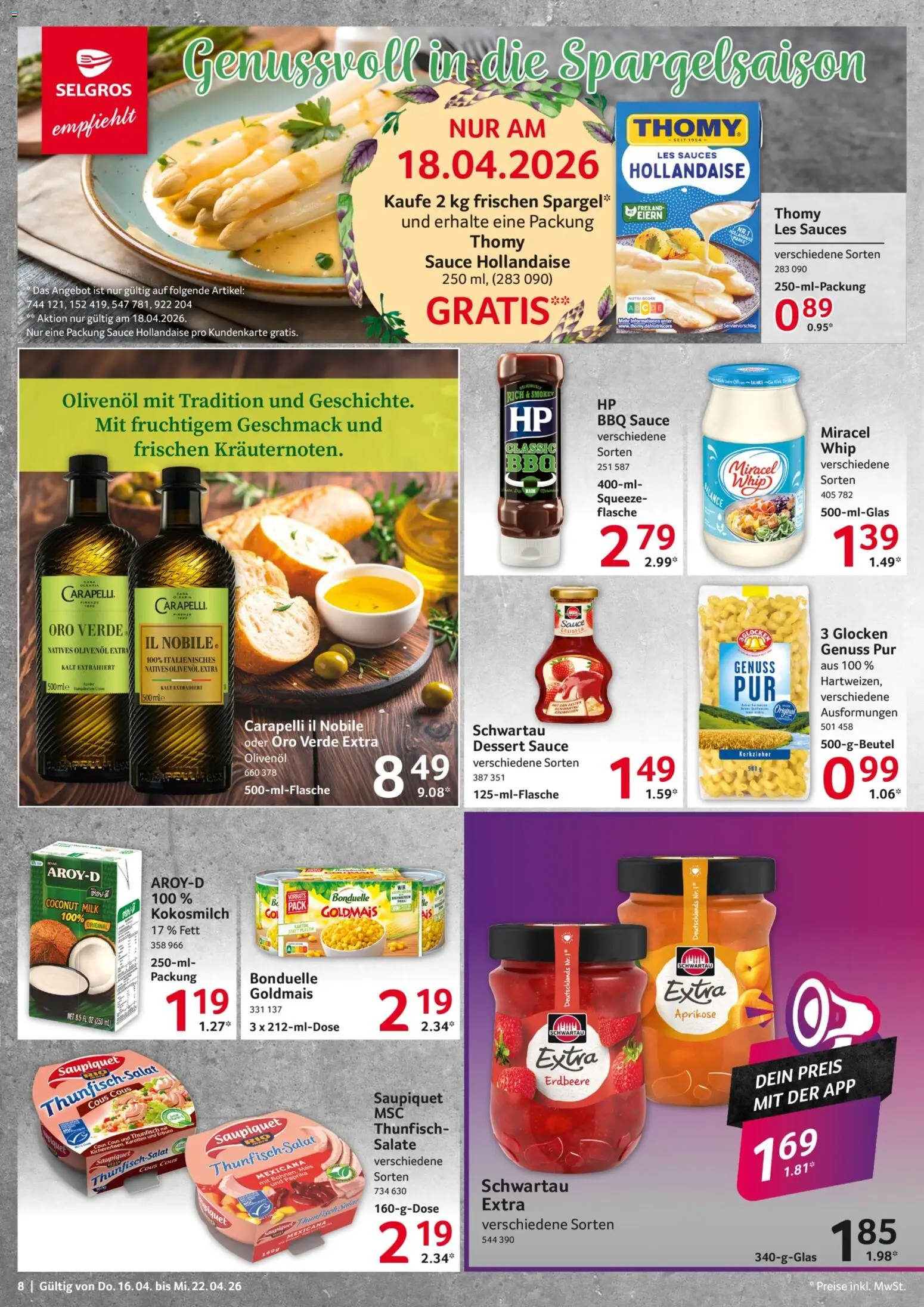 Selgros Prospekt 	 - Seite 8 - gültig ab 16.04.2026