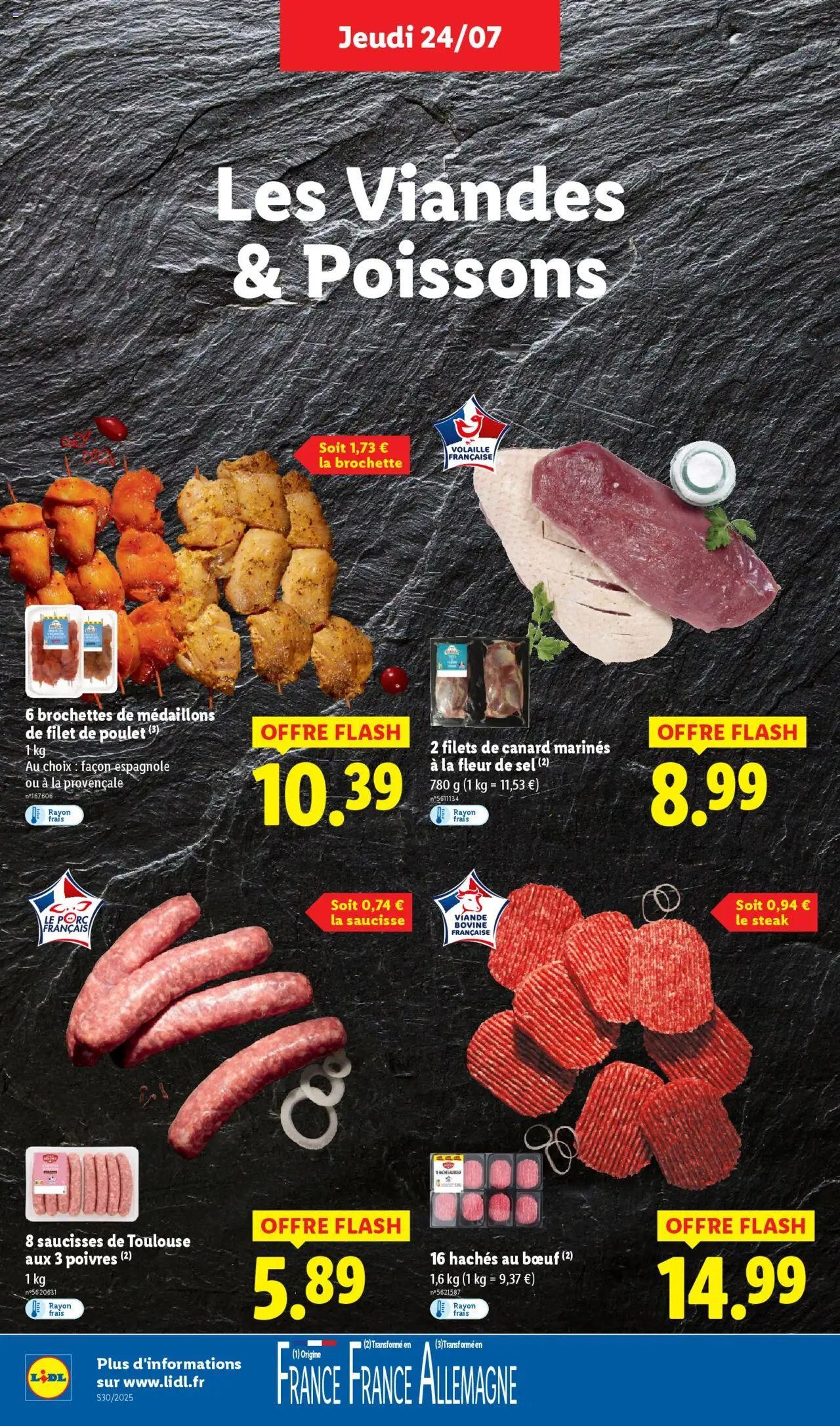 LIDL catalogue semaine 29 - page 6 - valable à partir du 24/07/2025