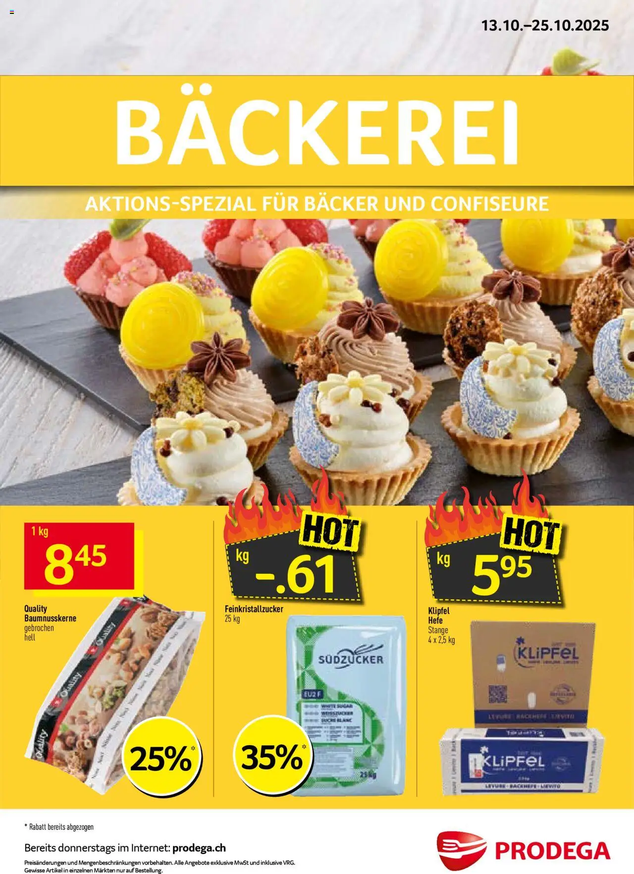 Prodega Aktionen Bäckerei - Seite 1- gültig ab 13.10.2025
