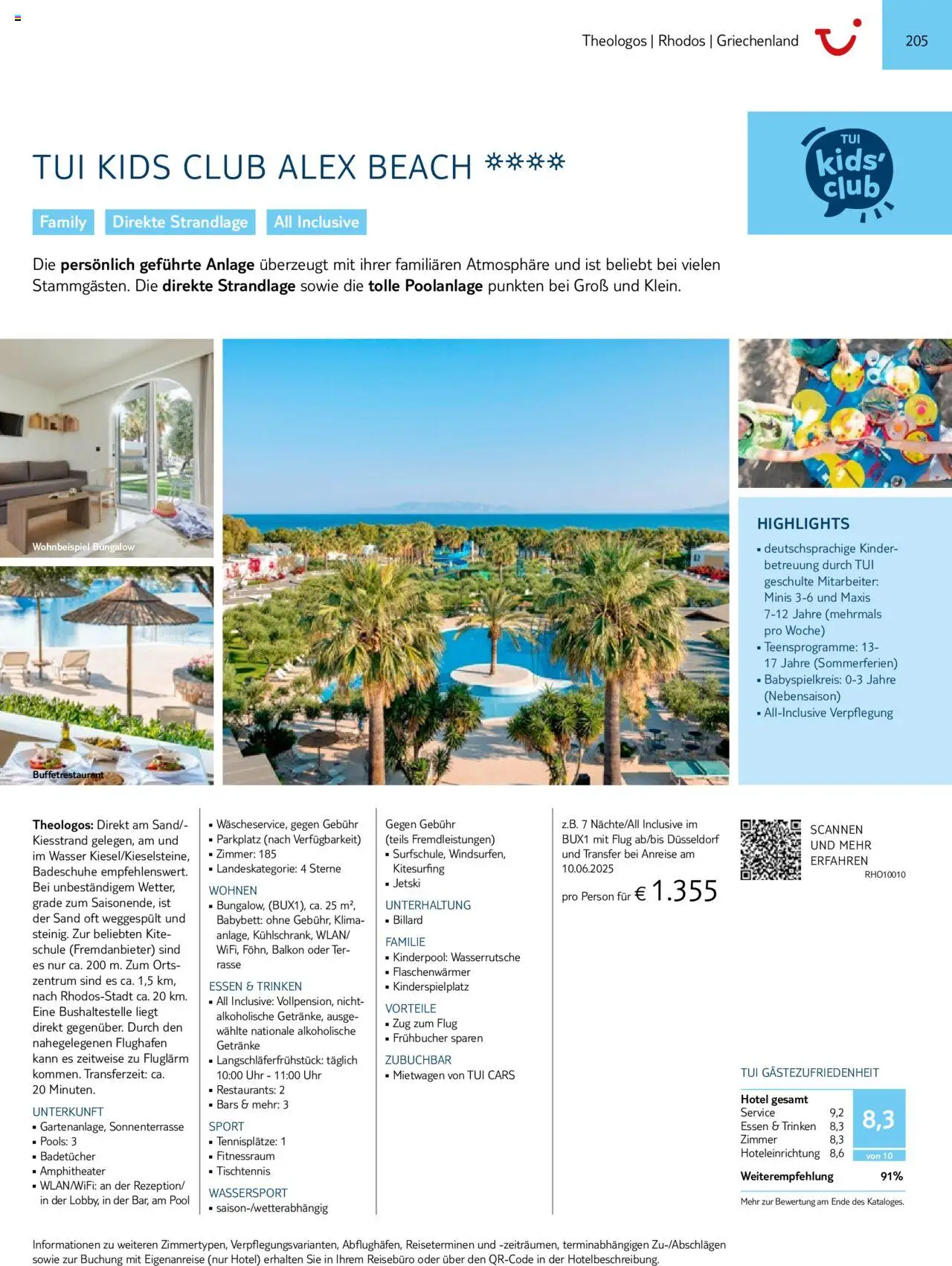 TUI  Südeuropa & Nordafrika 2025/26 - Seite 205 - gültig ab 01.01.2025
