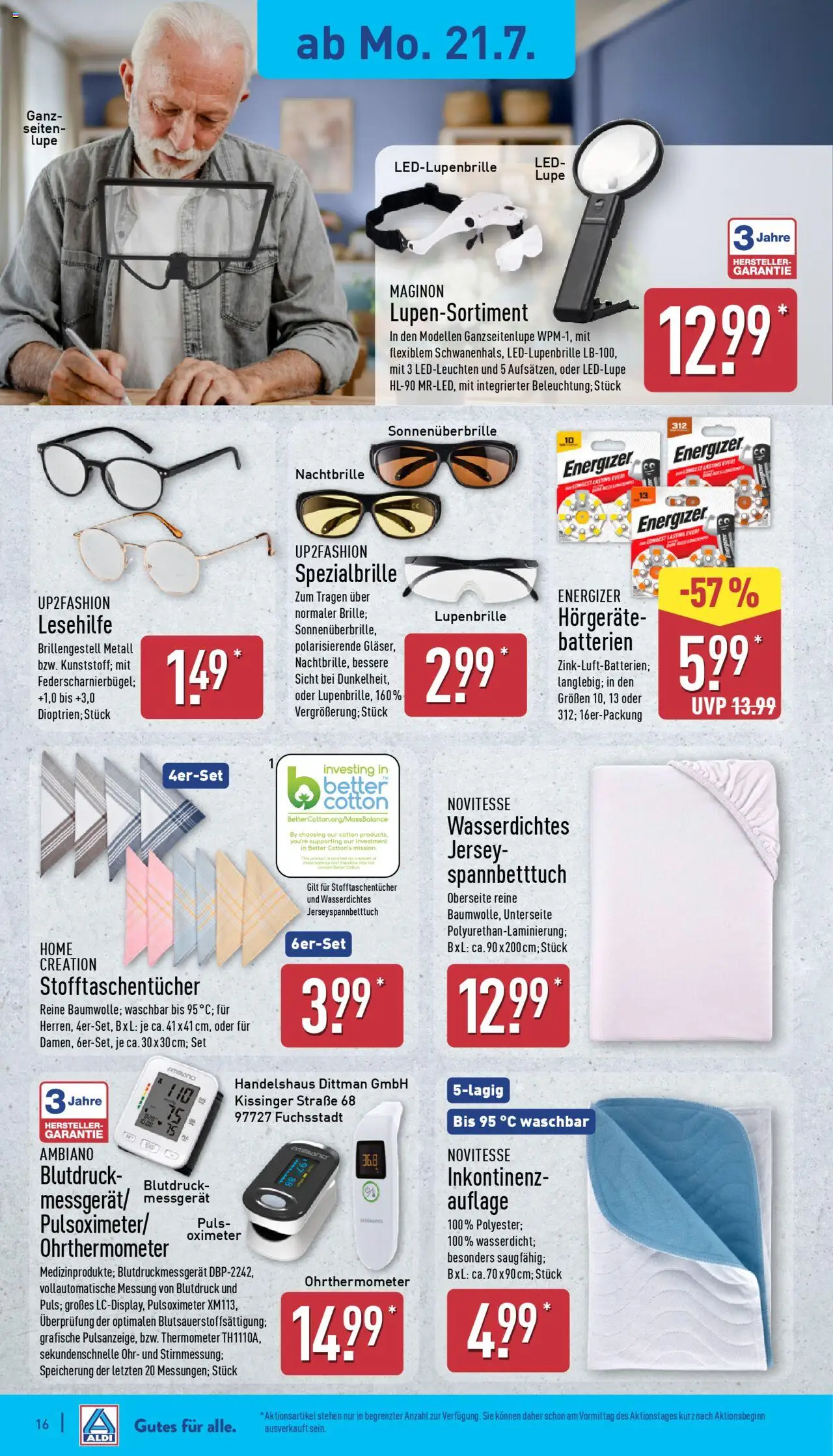Aldi Prospekt 	 - Seite 16 - gültig ab 21.07.2025