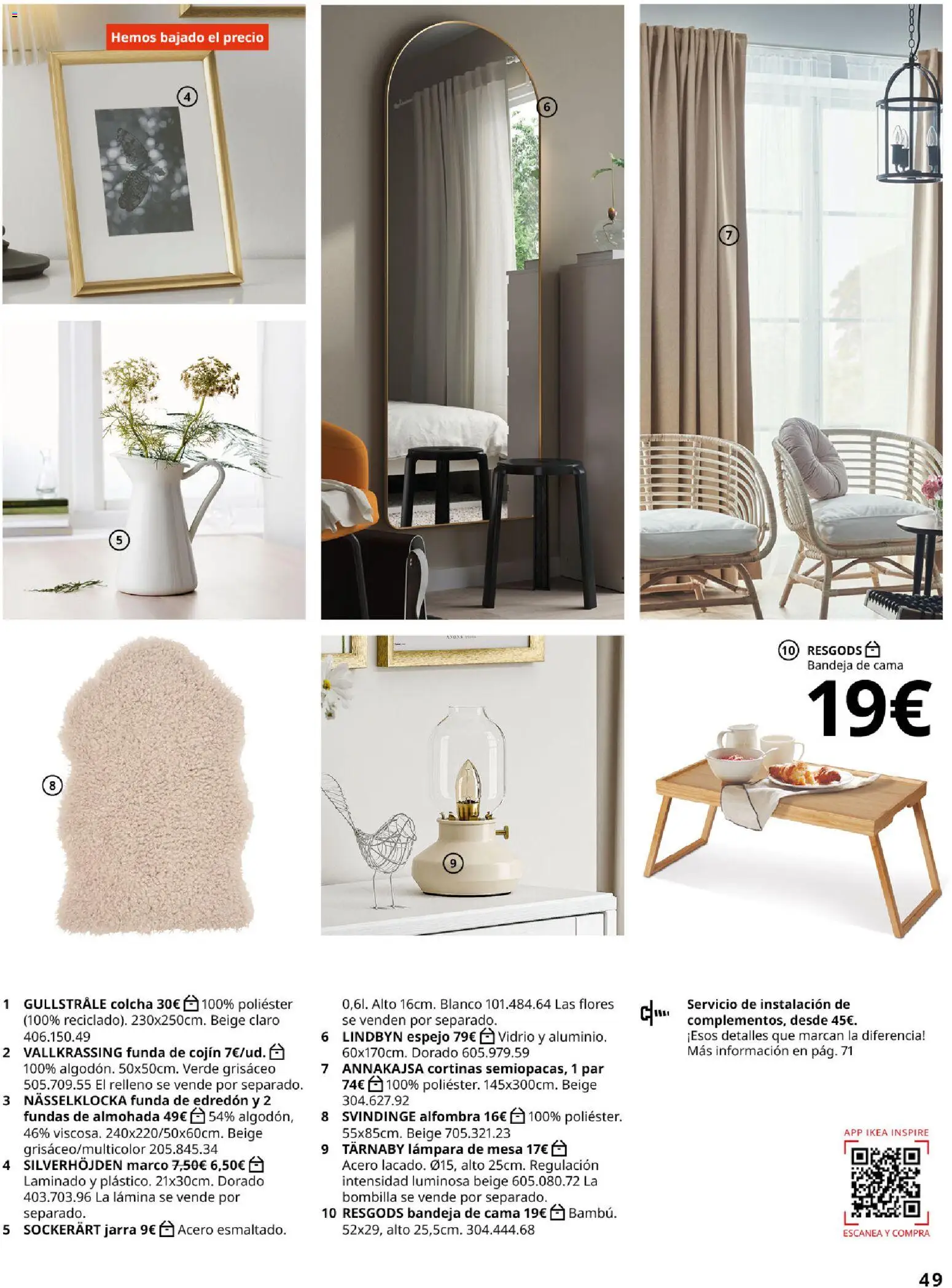 Catálogo IKEA Accesorios y decoración - Página de 49 - Válido desde 01/02/2026