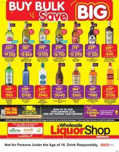 Preview Shoprite - Wholesale LiquorShop Deals Selected Stores valid from 08/09/2025