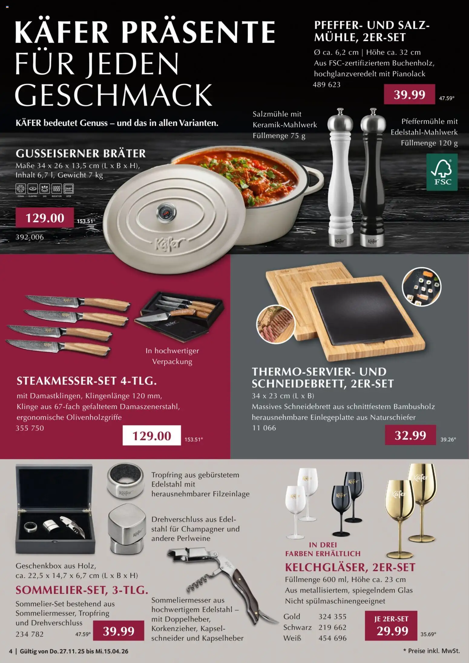 Selgros Kochen & Servieren - Seite 4 - gültig ab 27.11.2025
