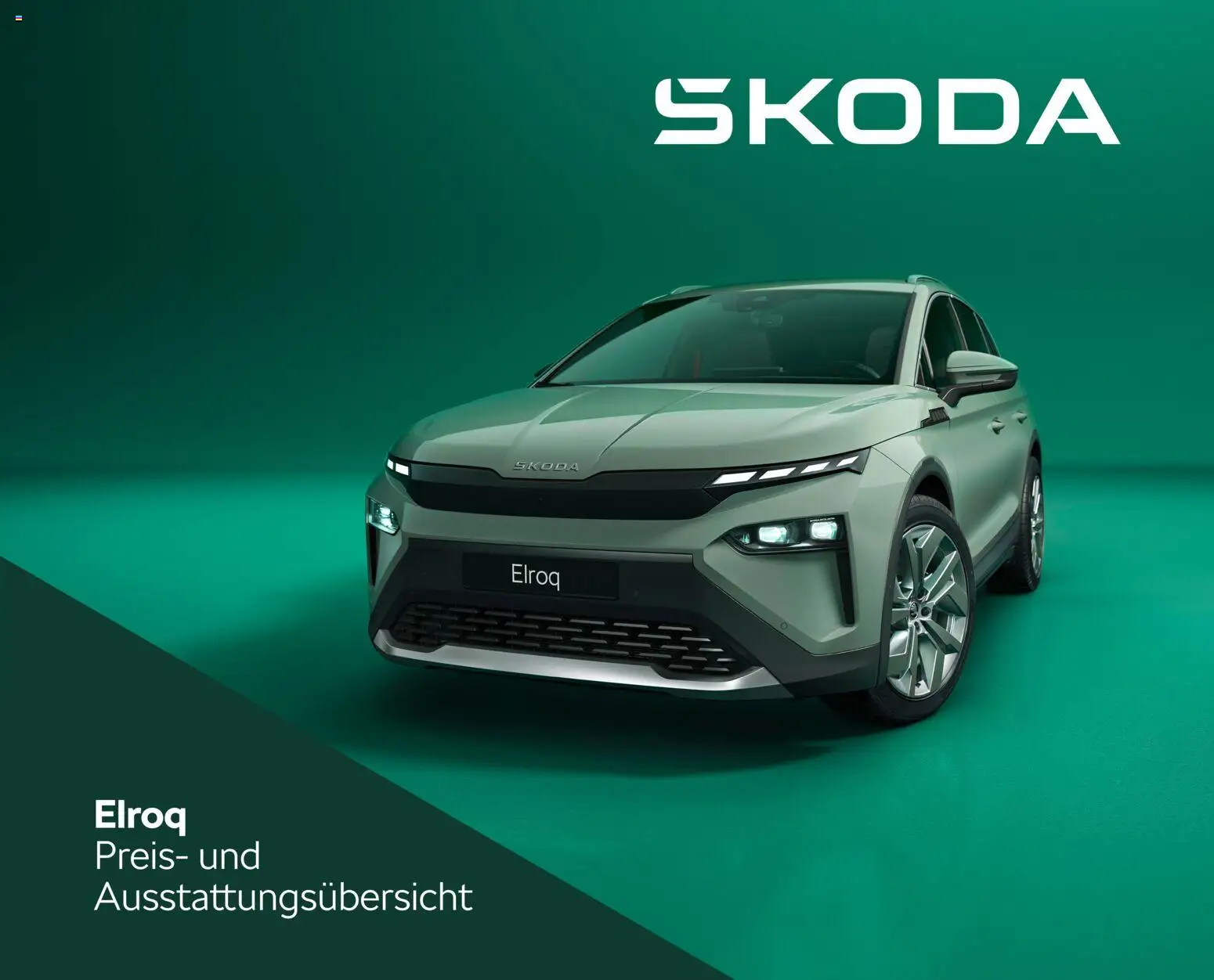 Škoda Elroq Preisliste - Seite 1 - gültig ab 10.09.2025