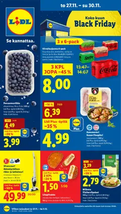 Esikatselu Lidl - Black Friday voimassa alkaen 27/11/2025
