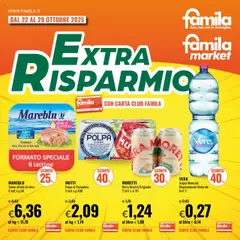 Anteprima Famila Extra Risparmio catalogo valida dal 22/10/2025