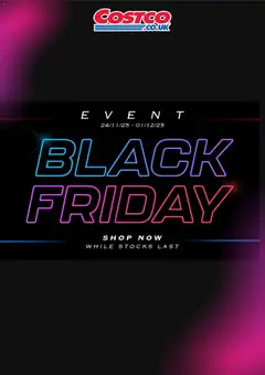 Costco - Black Friday notice valid from 04/11/2025