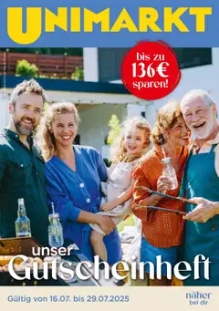 Vorschau Unimarkt - Broschüre gültig ab 16.07.2025