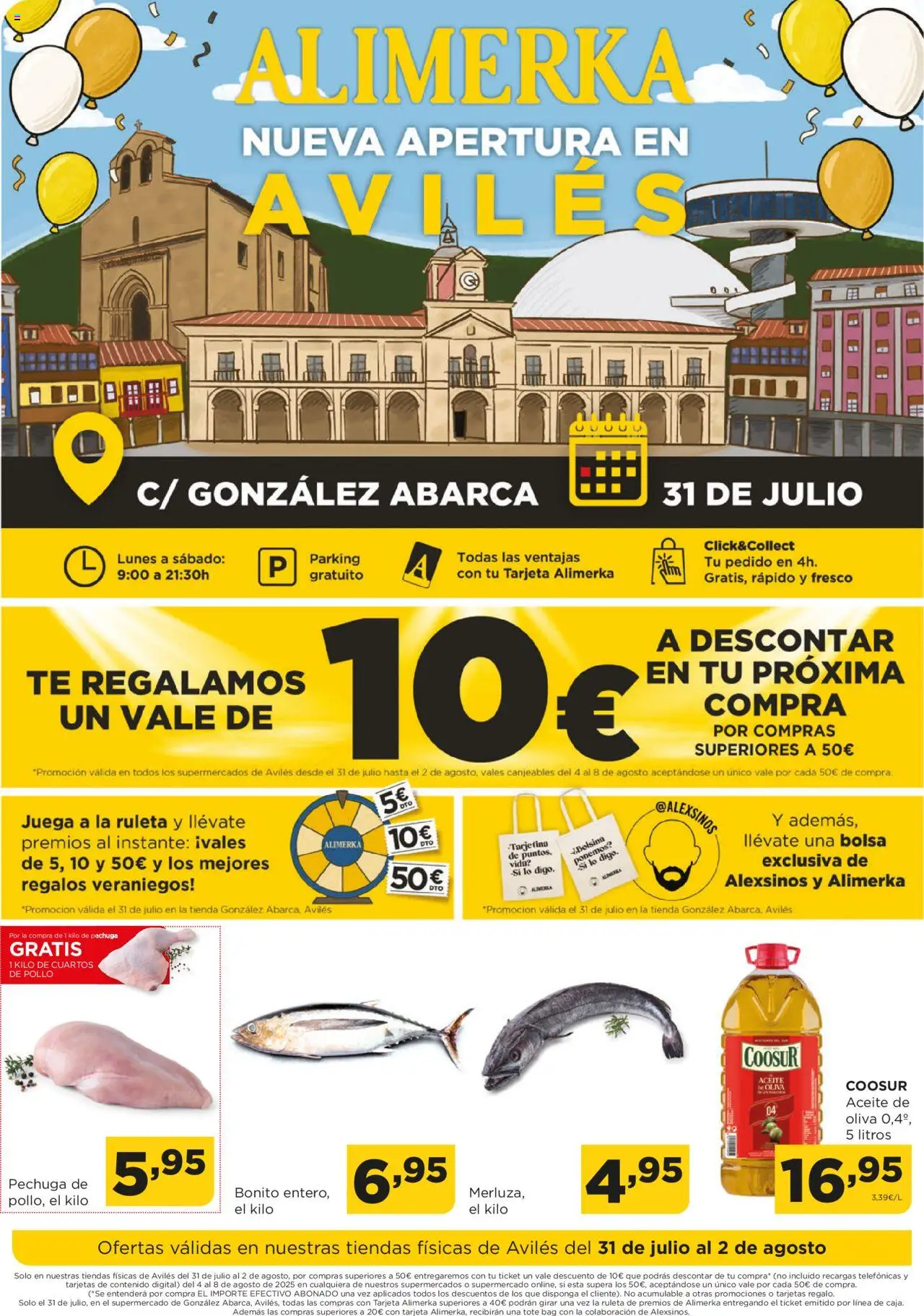 Alimerka - Avilés  - Página de 1 - Válido desde 31/07/2025