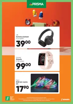 Esikatselu Prisma tarjoukset - Kampanjatuotteita voimassa alkaen 18/08/2025