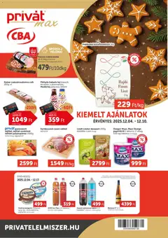 Előnézet PRIVÁT - Aktuális szórólap MAX érvényes 2025.12.04.-tól