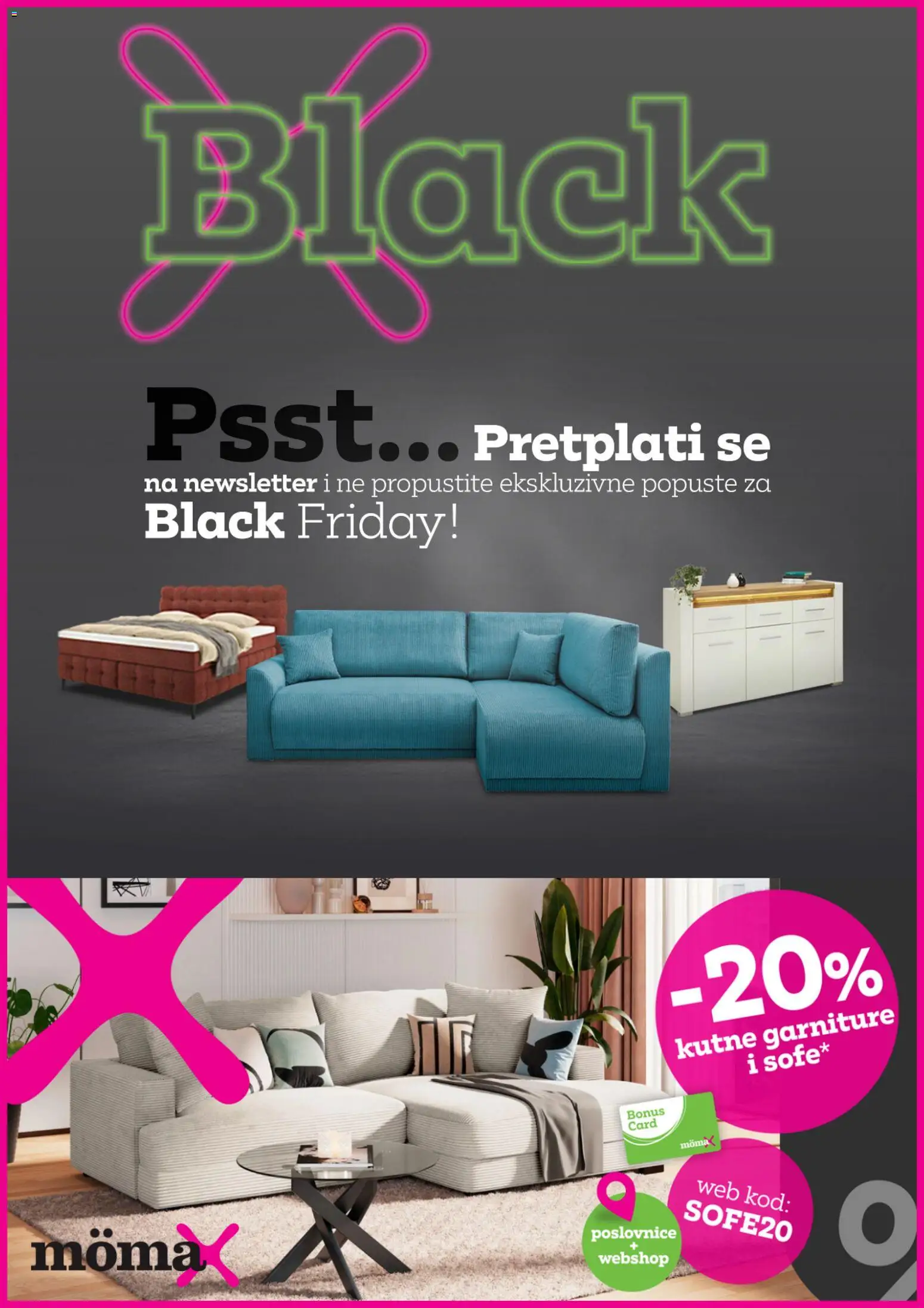 Black Friday Mömax - stranica 1- važeći od 18.11.2025