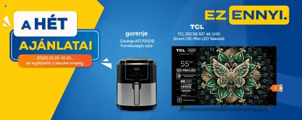Előnézet Euronics Akciós újság érvényes 2025.10.16.-tól