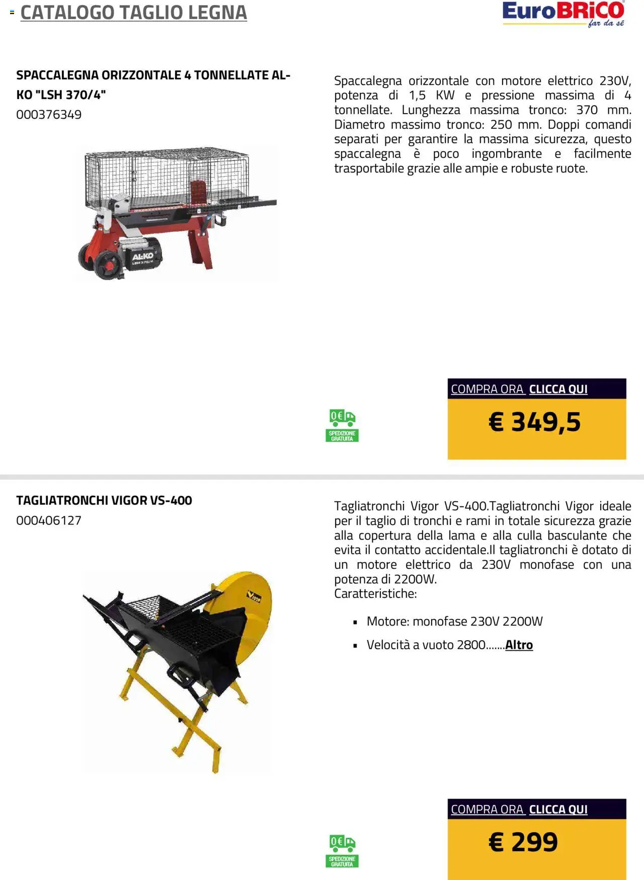 Eurobrico Taglio Legna catalogo - pagina 6 - valido dal 23/07/2025
