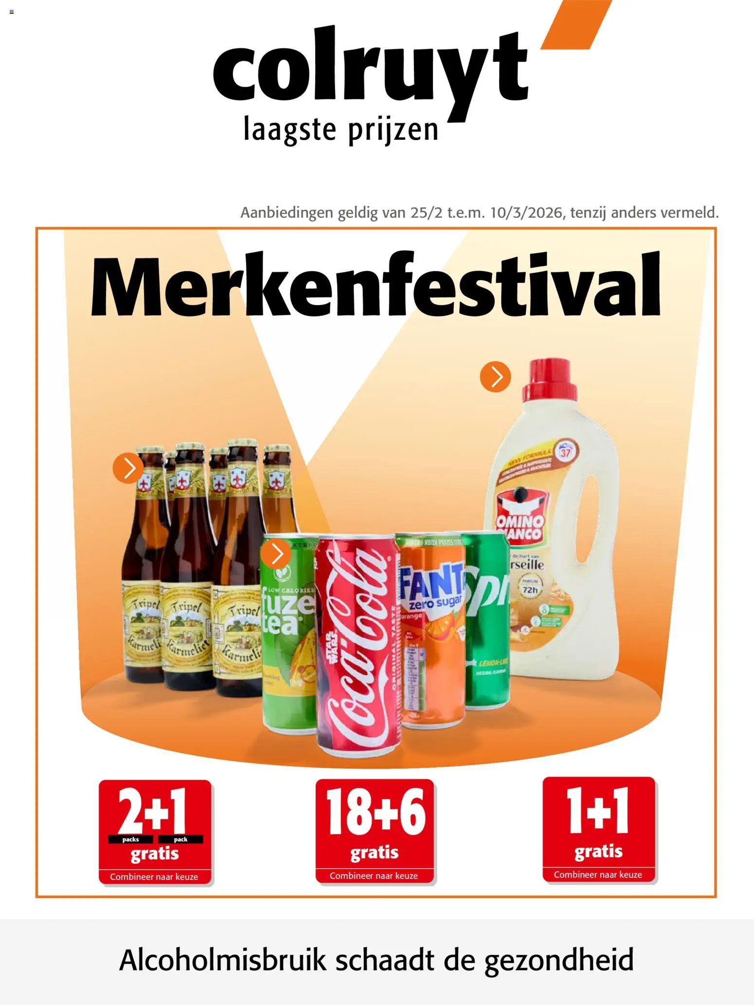 Colruyt folder - pagina 1- geldig vanaf 25/02/2026