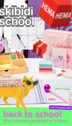 Hema - Back to school magazine geldig vanaf 11-08-2025