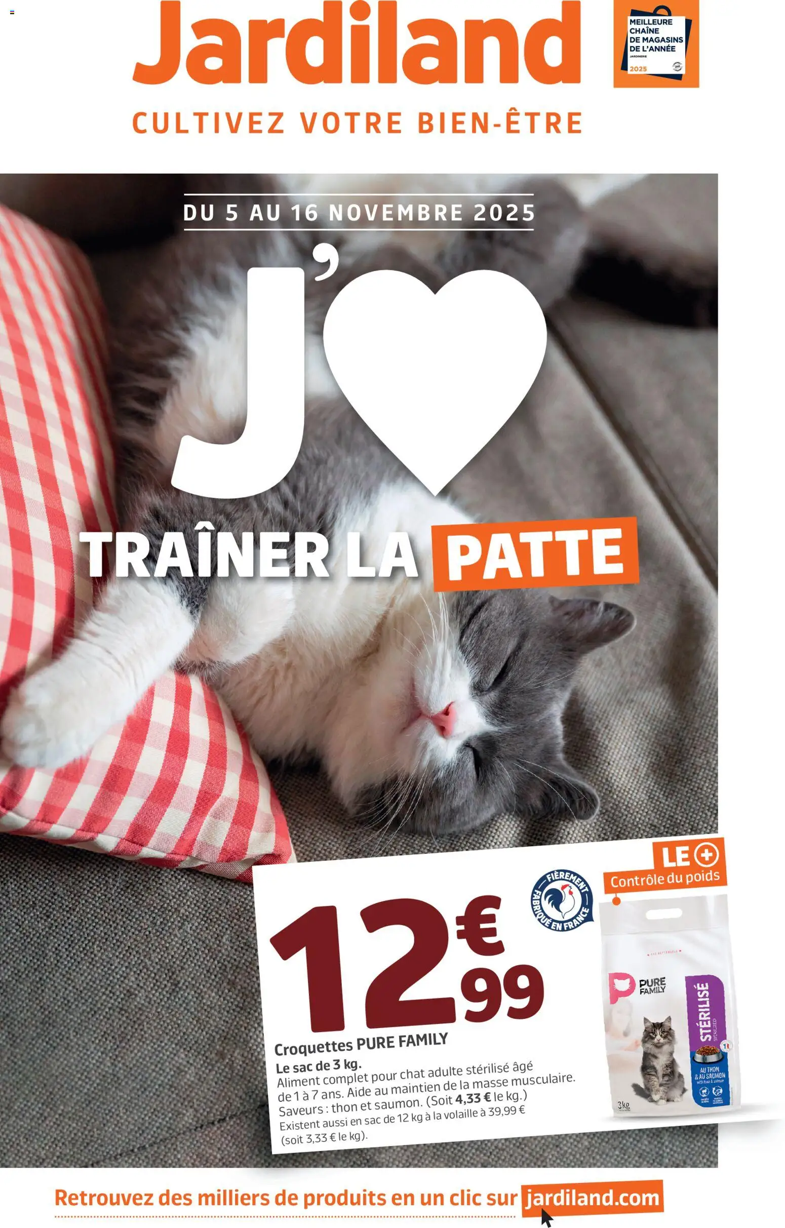 Jardiland catalogue - page 1 - valable à partir du 05/11/2025