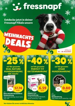 Vorschau Fressnapf Flugblatt gültig ab 18.12.2025