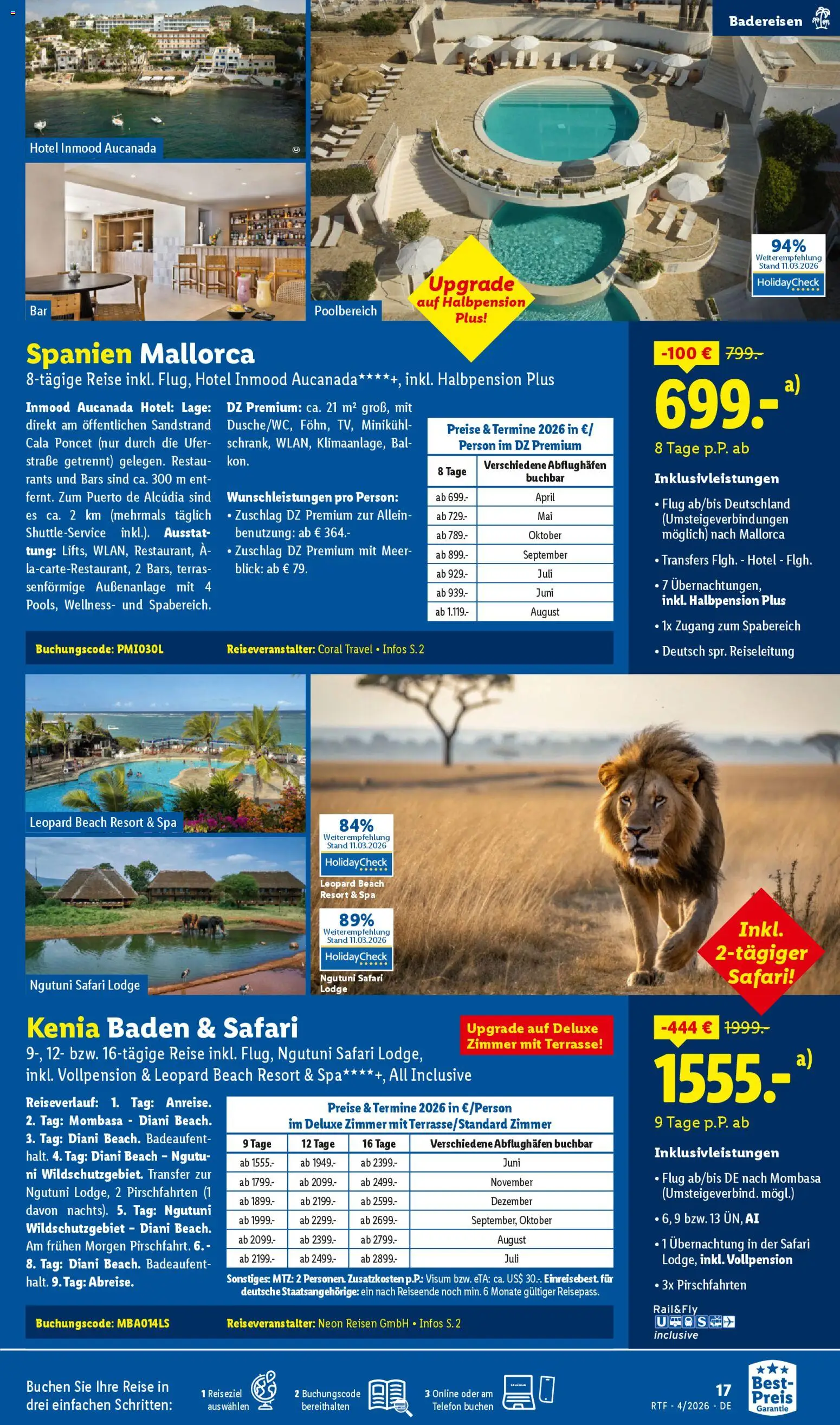 Lidl Reisen Prospekt 	 - Seite 17 - gültig ab 11.04.2026