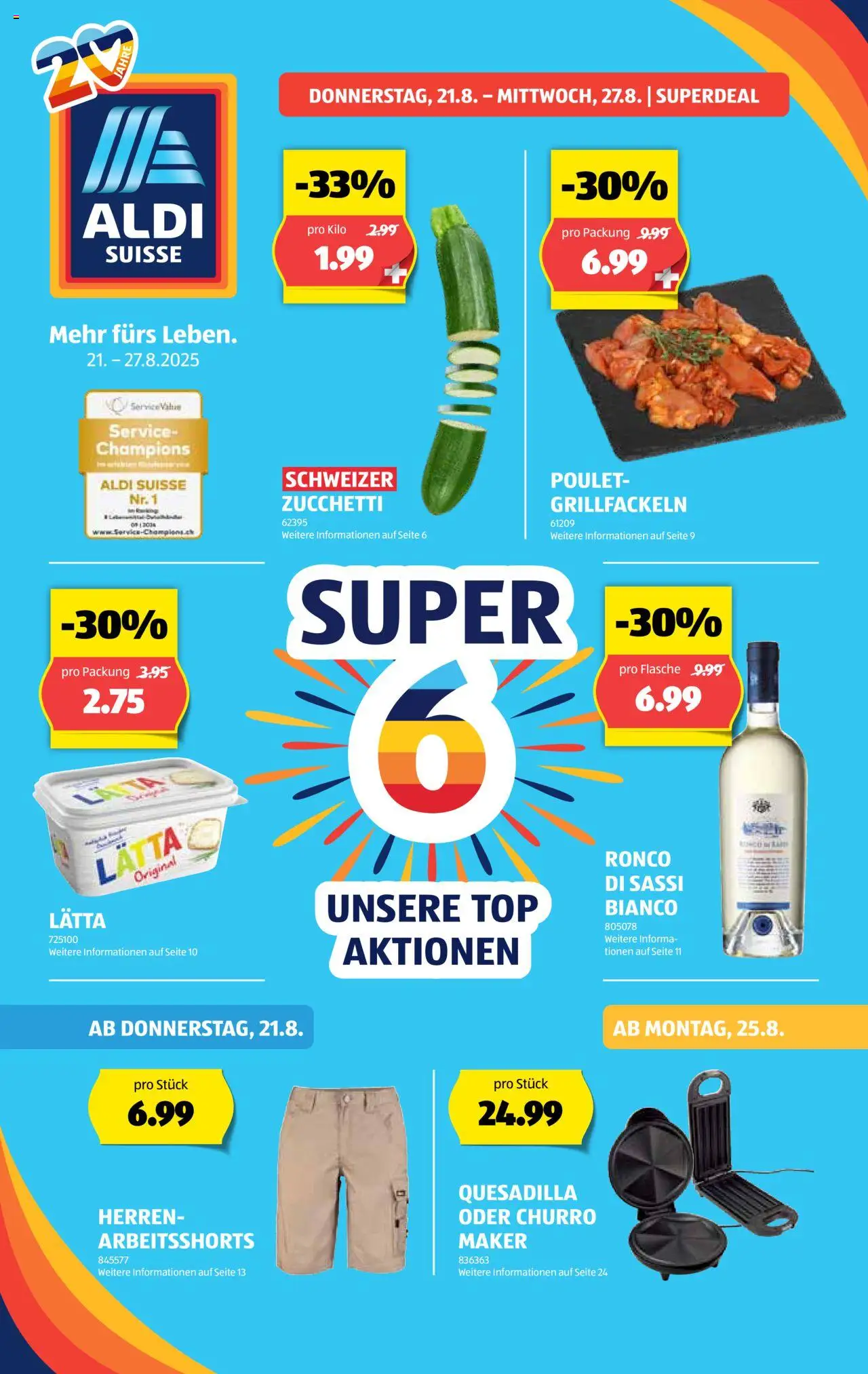 Aldi Aktionen - Seite 1- gültig ab 21.08.2025