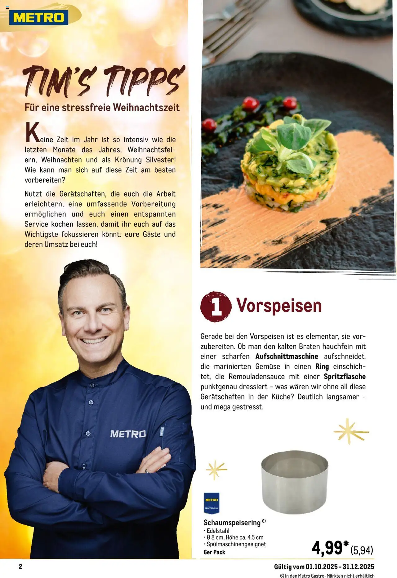 Metro Saisonkatalog "Perfekt ausgestattet" - Seite 2 - gültig ab 01.10.2025