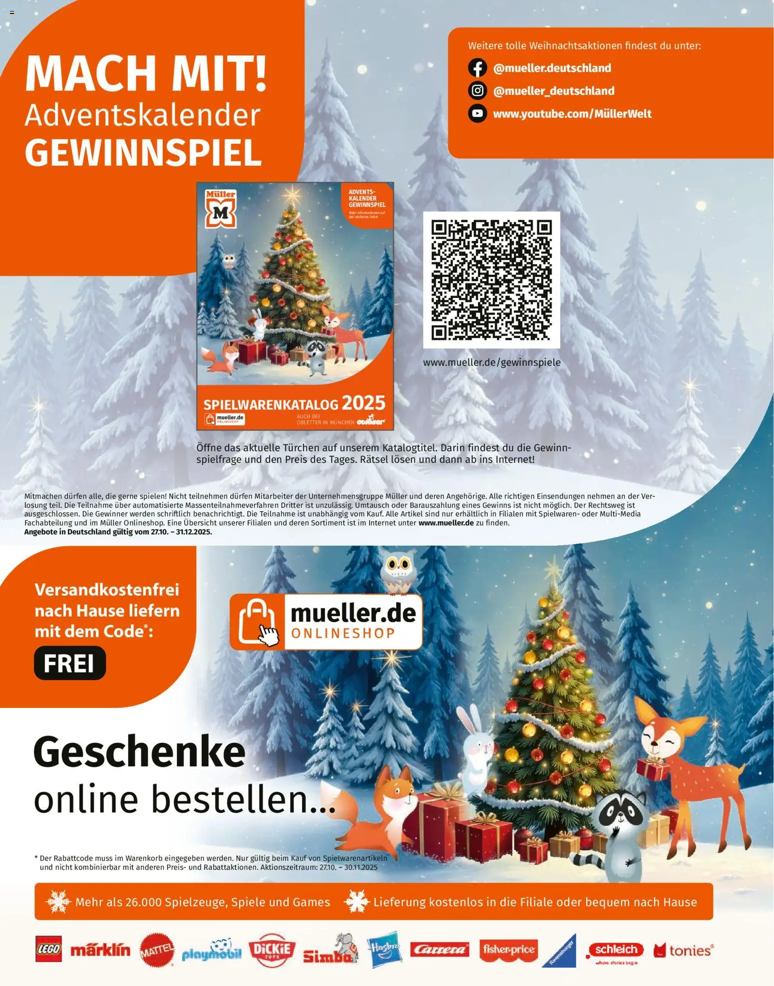 Müller Spielwarenkatalog - Seite 2 - gültig ab 27.10.2025