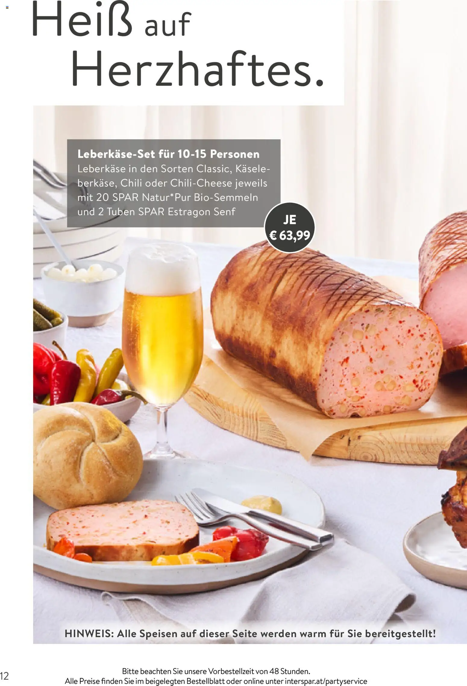 Interspar Party Service - page 12- valid from 26.01.2026