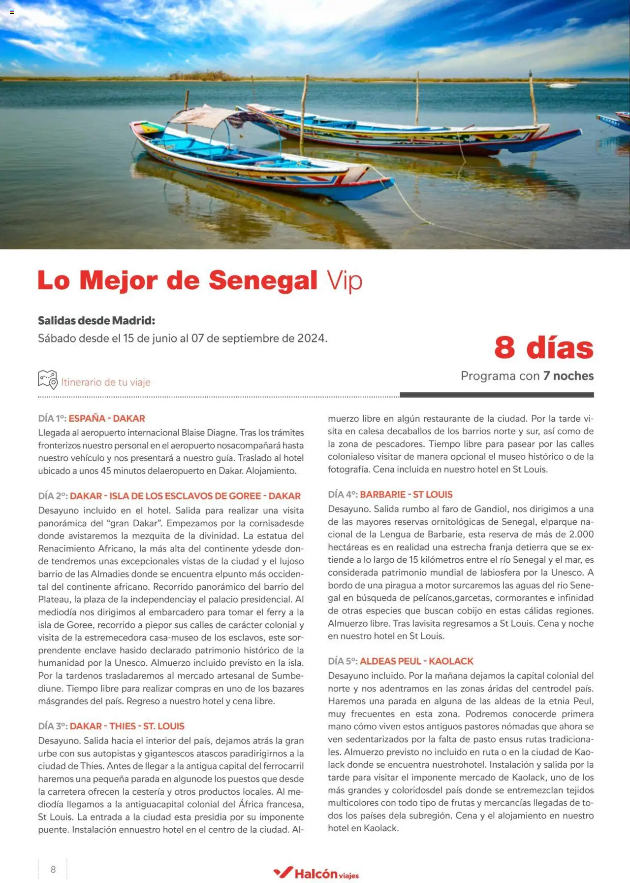 Halcón Viajes Senegal - Página de 8 - Válido desde 26/04/2024
