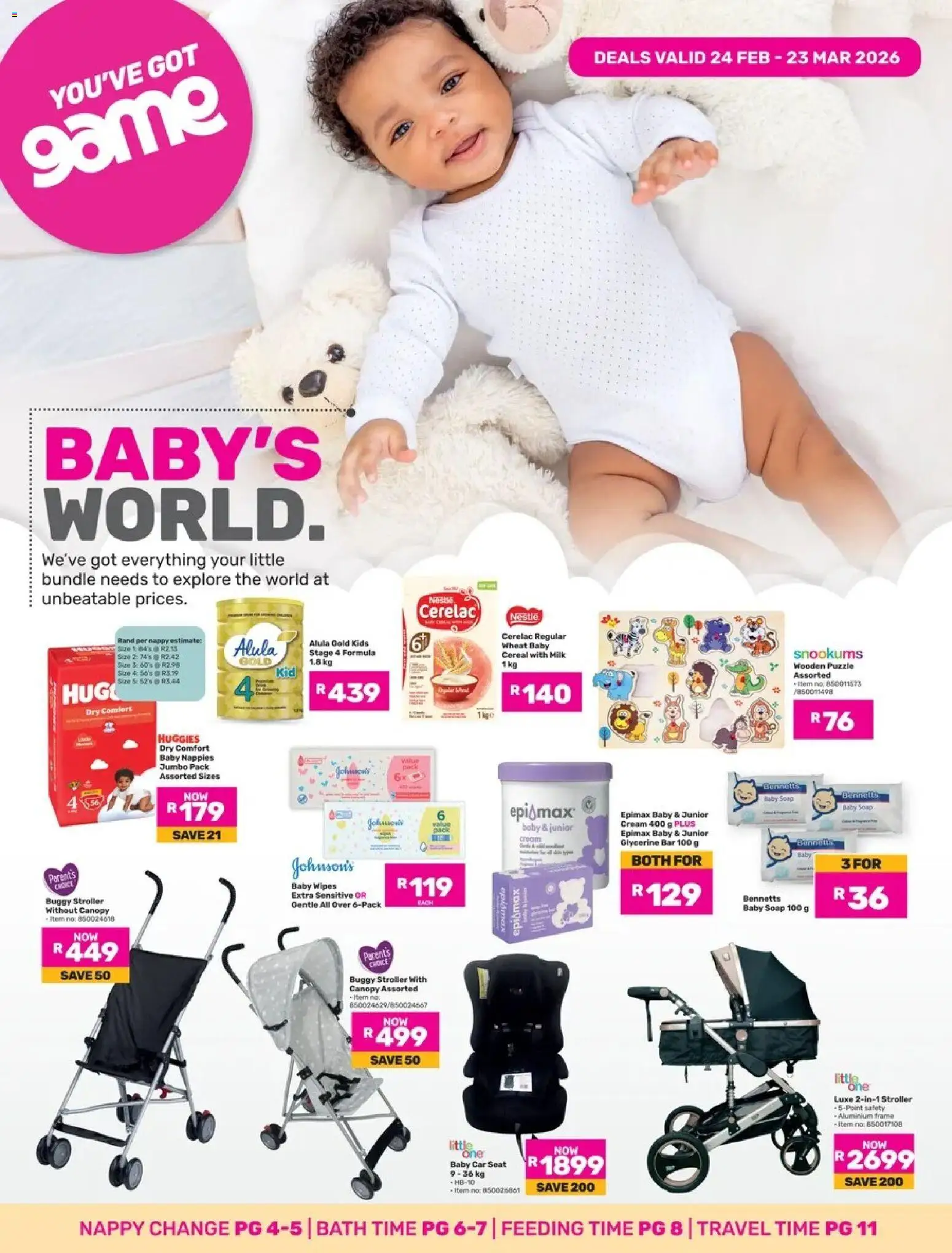 Game - Baby's World - page 1- valid from 24/02/2026