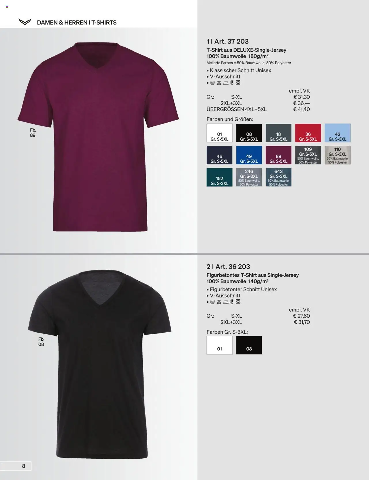 Trigema Prospekt 	 - Seite 8 - gültig ab 01.09.2025