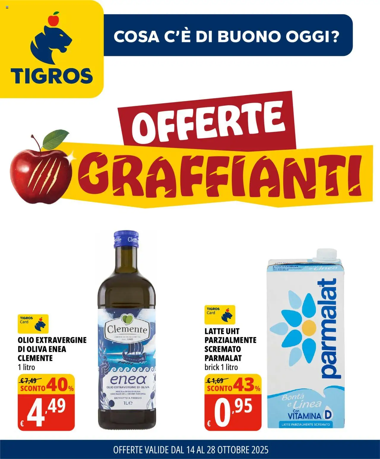 Volantino Tigros	 - pagina 1 - valido dal 14/10/2025